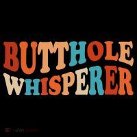 Butthole Whisperer Retro Sarcastic Jokes Funny Women's Hoodie thumb 2