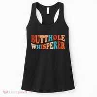Butthole Whisperer Retro Sarcastic Jokes Funny Women's Tank Top thumb 0