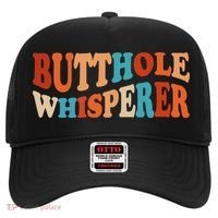 Butthole Whisperer Retro Sarcastic Jokes Funny Hat thumb 0