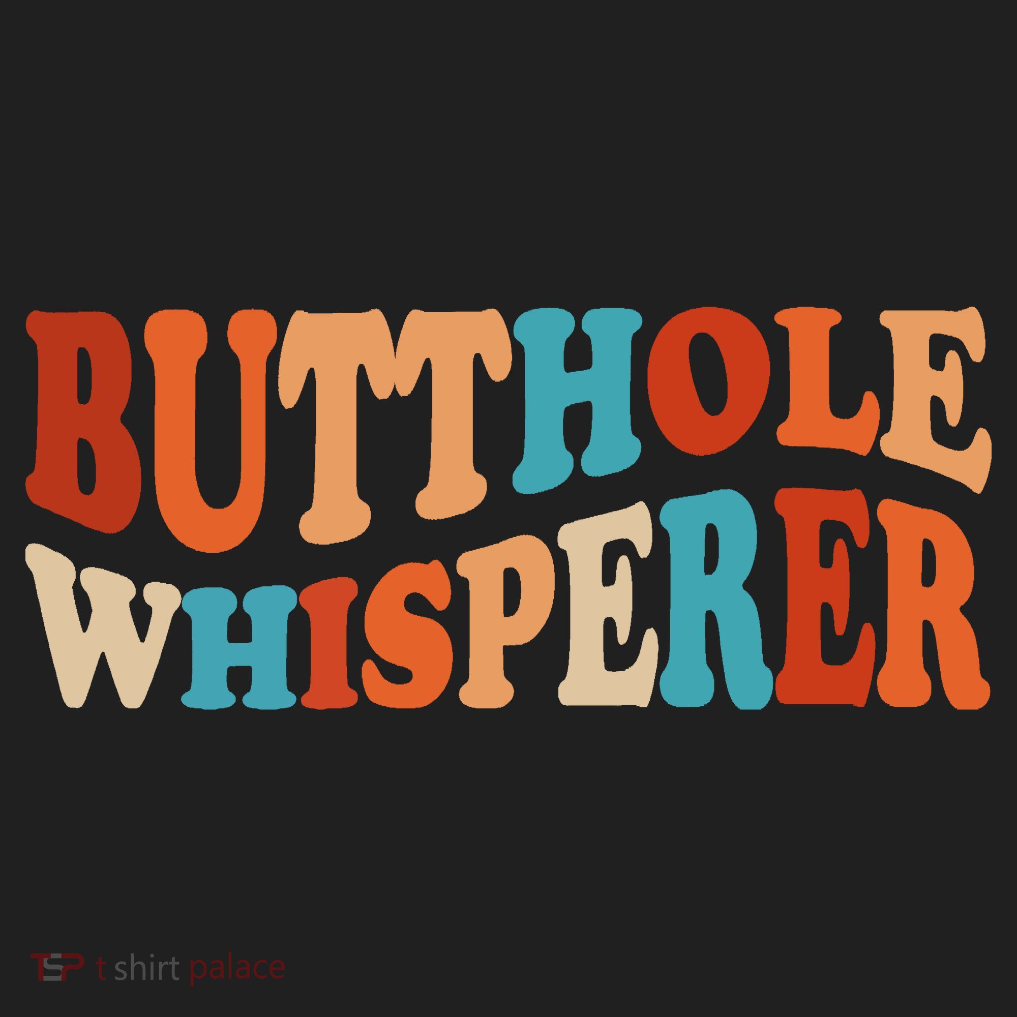 Butthole Whisperer Retro Sarcastic Jokes Funny Golf Towel