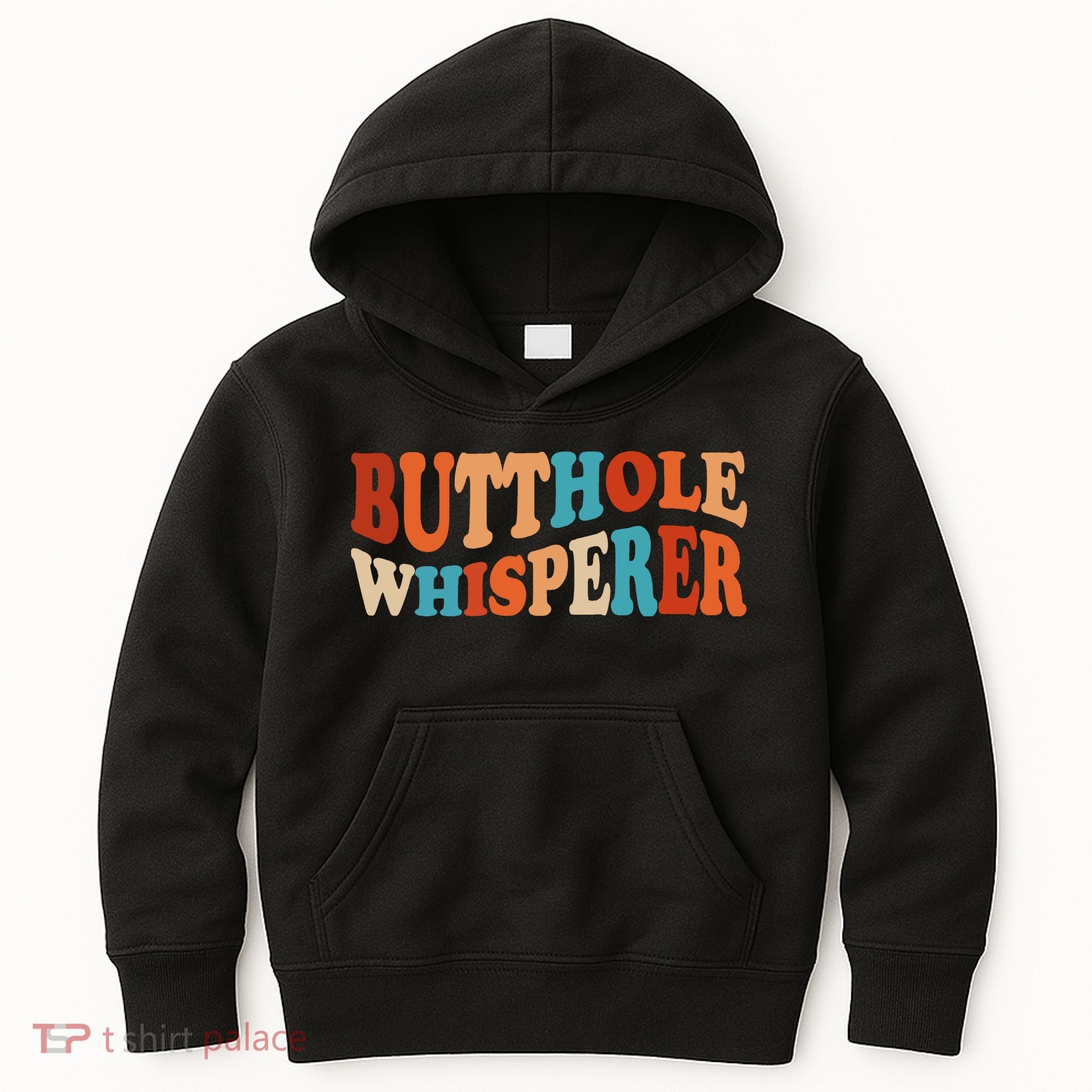 Butthole Whisperer Retro Sarcastic Jokes Funny Kids Hoodie