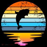 Beluga Whale Retro Sunset Save The Whales Beluga Meaningful Gift Coffee Mug thumb 5