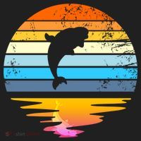 Beluga Whale Retro Sunset Save The Whales Beluga Meaningful Gift Beanie thumb 2
