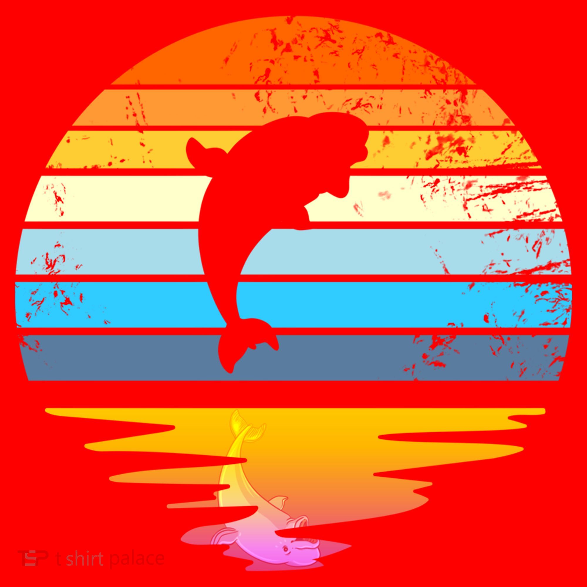 Beluga Whale Retro Sunset Save The Whales Beluga Meaningful Gift Santa Hat