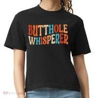 Butthole Whisperer Retro Sarcastic Jokes Funny Comfort Colors Boxy T-Shirt thumb 0
