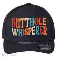 Butthole Whisperer Retro Sarcastic Jokes Funny Flexfit Unipanel Trucker Cap thumb 0