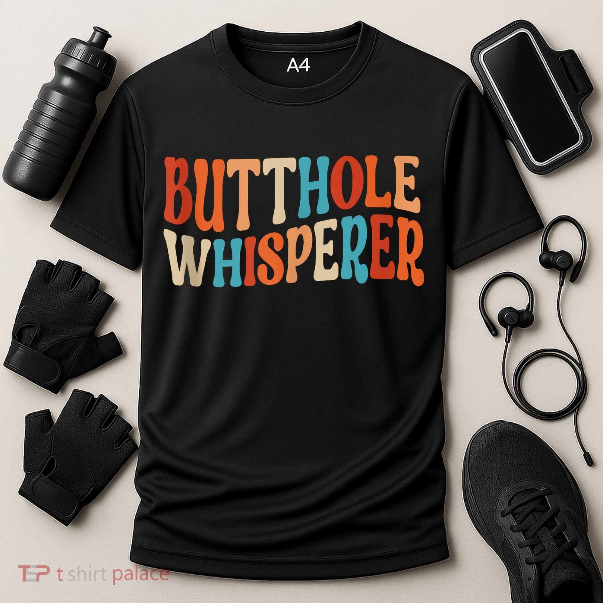 Butthole Whisperer Retro Sarcastic Jokes Funny Cooling Performance Crew T-Shirt