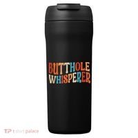 Butthole Whisperer Retro Sarcastic Jokes Funny 24oz Duet Stainless Steel Tumbler thumb 0