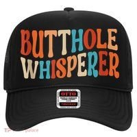 Butthole Whisperer Retro Sarcastic Jokes Funny Hat thumb 0