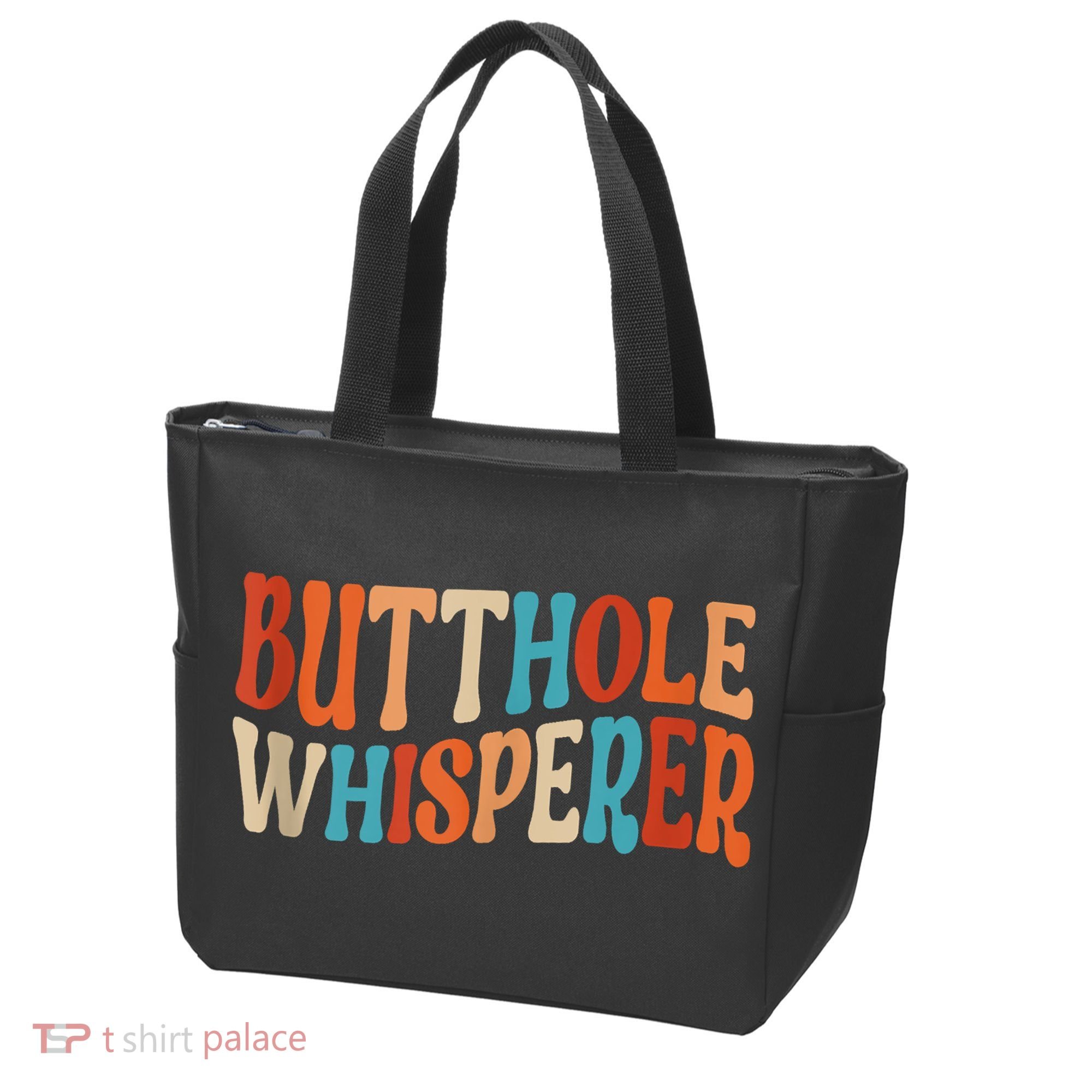 Butthole Whisperer Retro Sarcastic Jokes Funny Tote Bag
