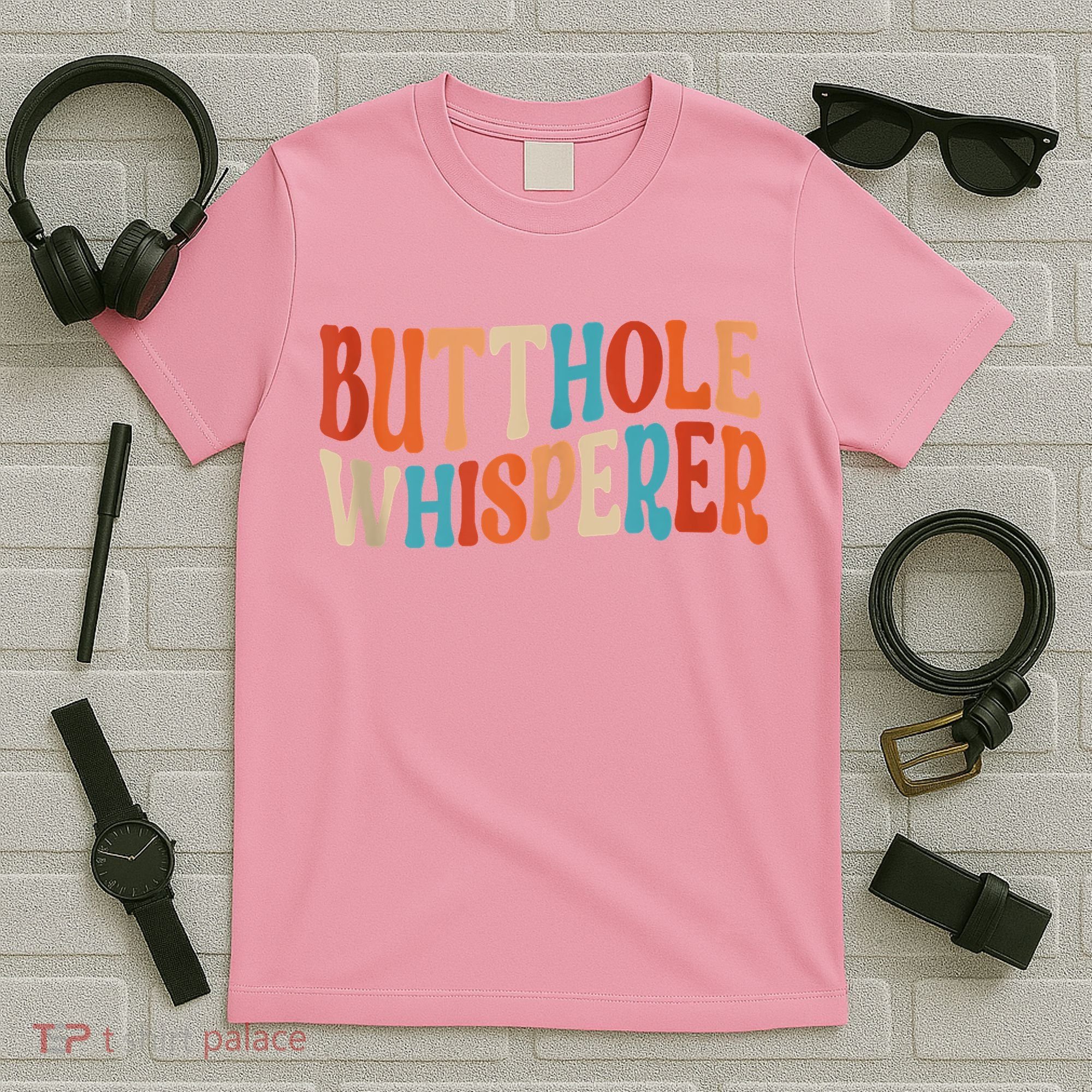 Butthole Whisperer Retro Sarcastic Jokes Funny T-Shirt