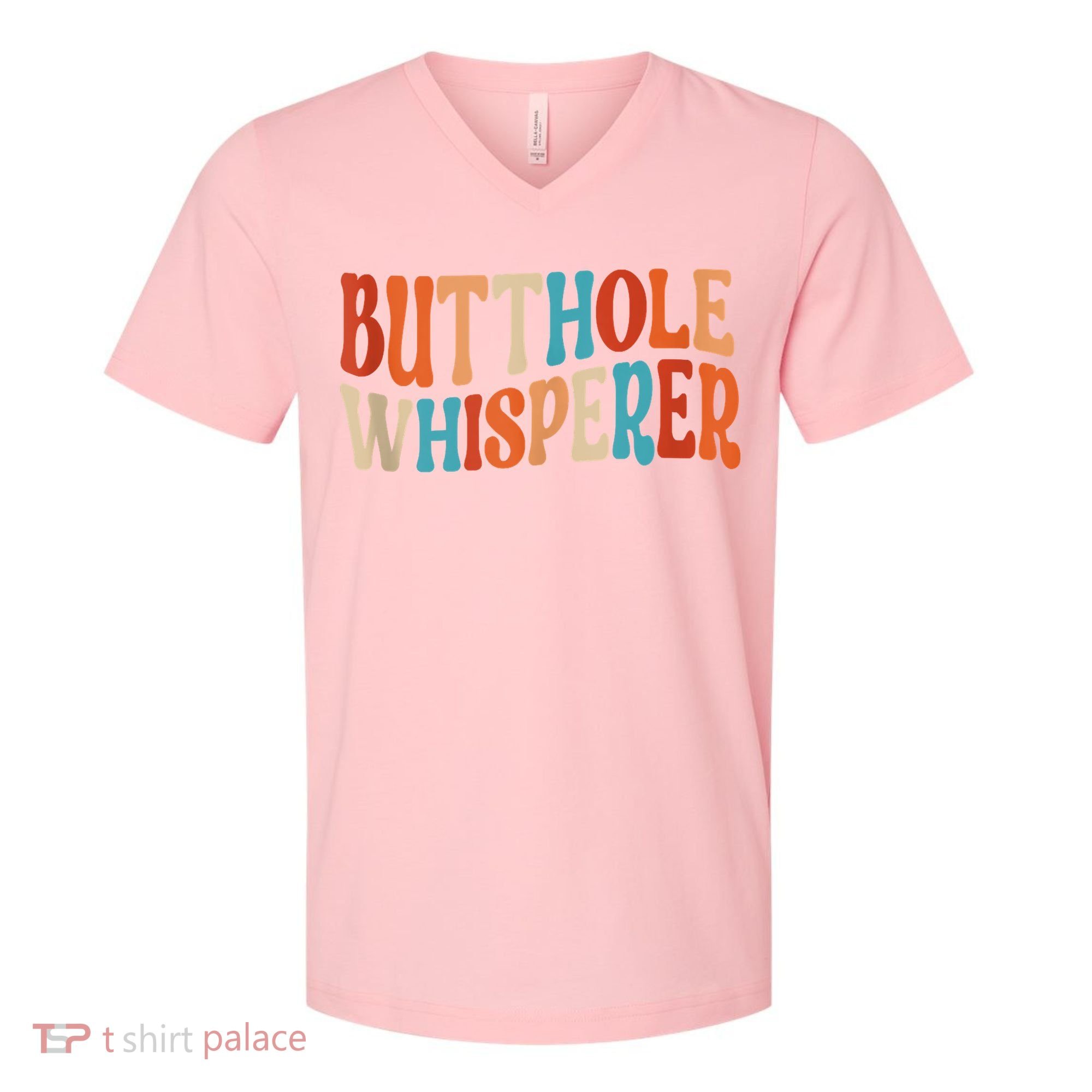 Butthole Whisperer Retro Sarcastic Jokes Funny V-Neck T-Shirt