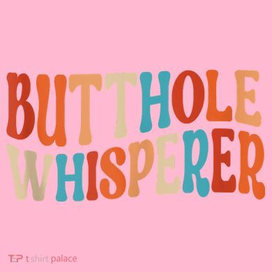 Butthole Whisperer Retro Sarcastic Jokes Funny Mousepad