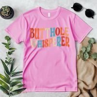 Butthole Whisperer Retro Sarcastic Jokes Funny Premium T-Shirt thumb 2