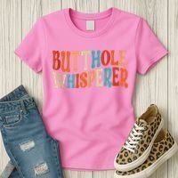 Butthole Whisperer Retro Sarcastic Jokes Funny Women's T-Shirt thumb 3