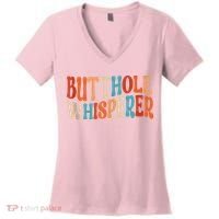 Butthole Whisperer Retro Sarcastic Jokes Funny Women's V-Neck T-Shirt thumb 0