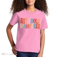 Butthole Whisperer Retro Sarcastic Jokes Funny Kids T-Shirt thumb 2