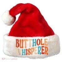 Butthole Whisperer Retro Sarcastic Jokes Funny Santa Hat thumb 0