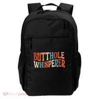 Butthole Whisperer Retro Sarcastic Jokes Funny Gift Backpack thumb 0