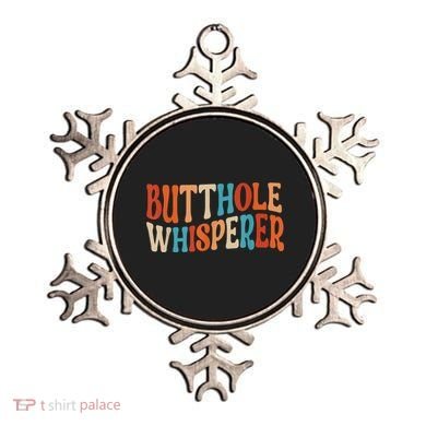 Butthole Whisperer Retro Sarcastic Jokes Funny Gift Ornament