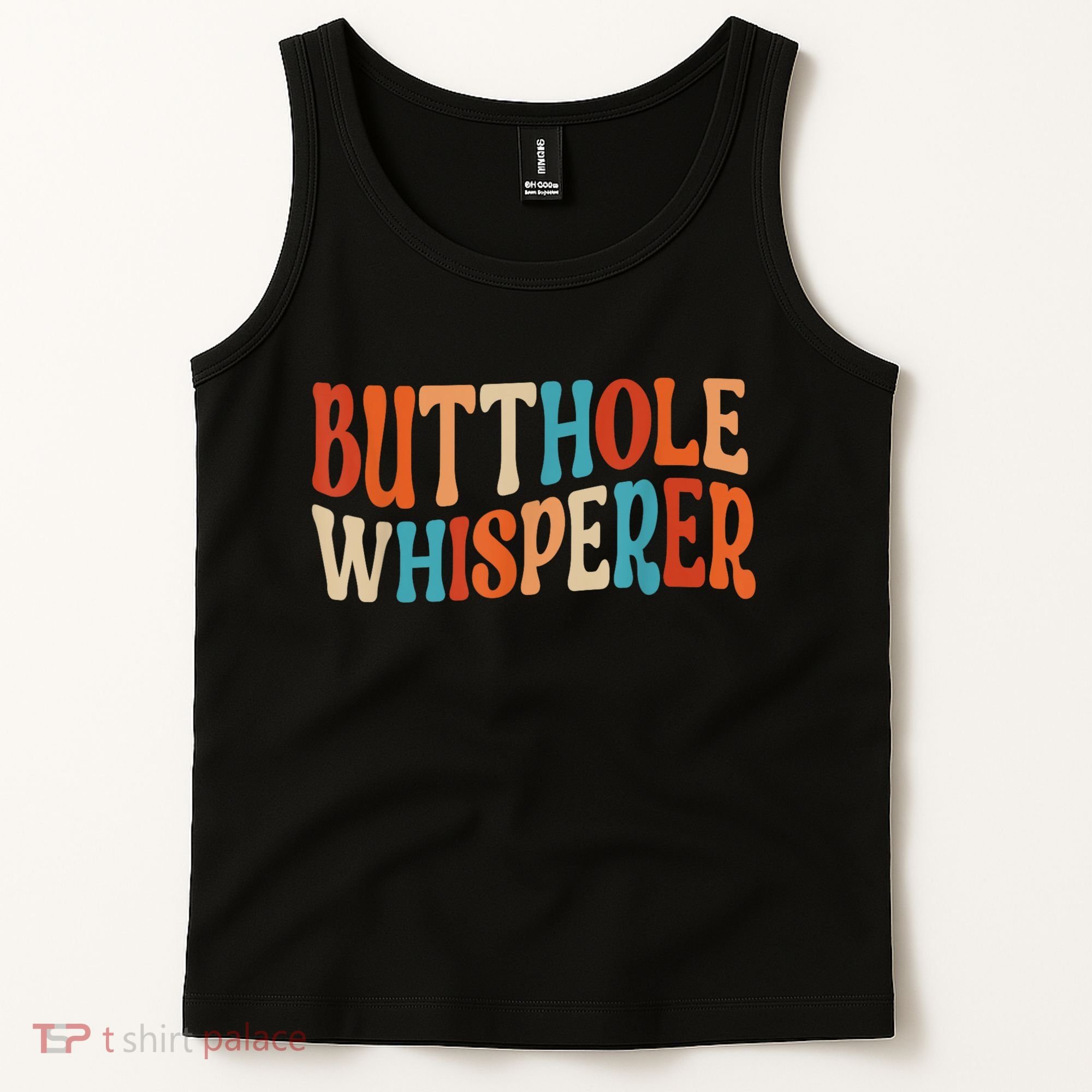 Butthole Whisperer Retro Sarcastic Jokes Funny Gift Tank Top