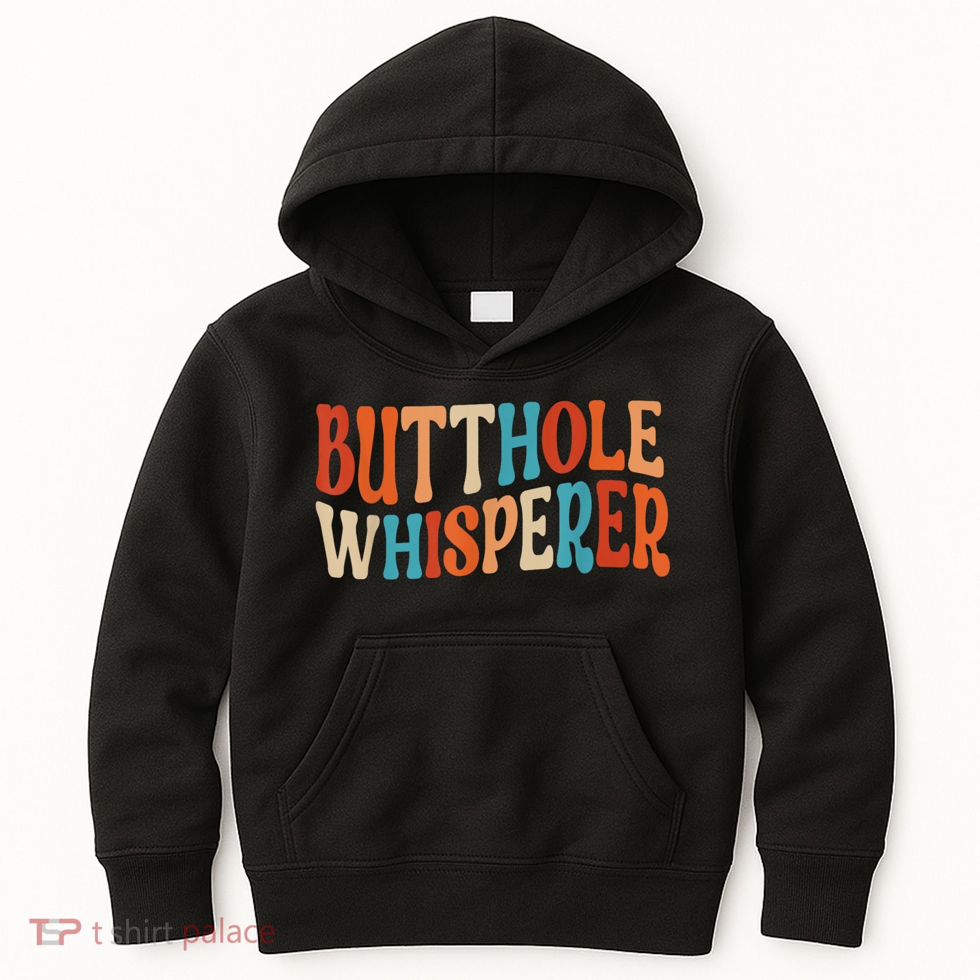 Butthole Whisperer Retro Sarcastic Jokes Funny Gift Kids Hoodie