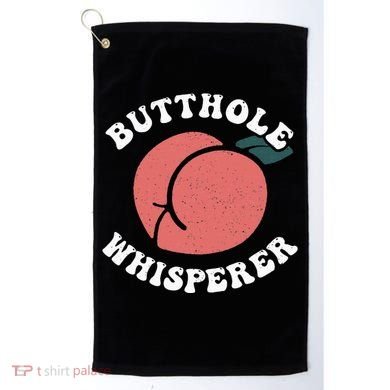 Butthole Whisperer Sarcastic Jokes Vintage Golf Towel