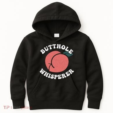 Butthole Whisperer Sarcastic Jokes Vintage Kids Hoodie