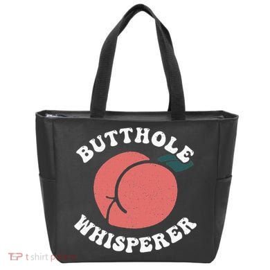Butthole Whisperer Sarcastic Jokes Vintage Tote Bag