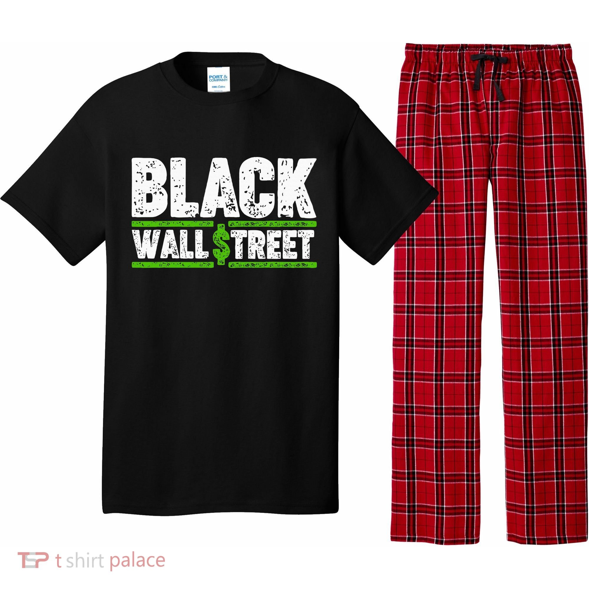 Black Wall Street Pajama Set