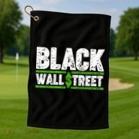 Black Wall Street Golf Towel thumb 1