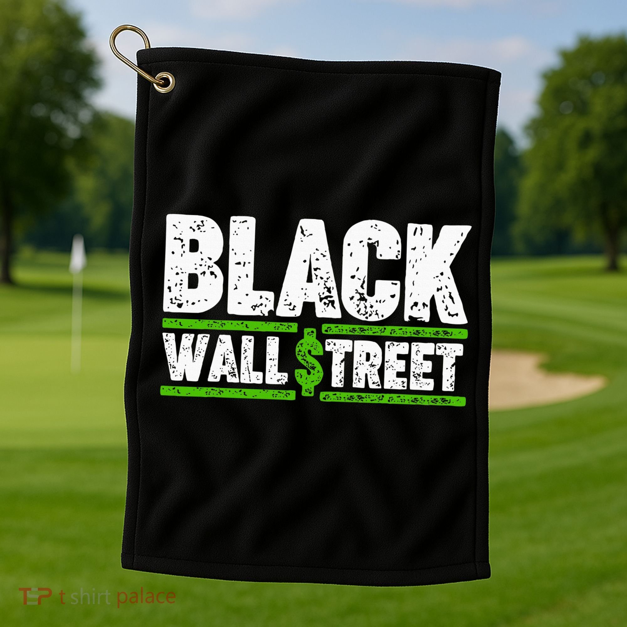 Black Wall Street Golf Towel