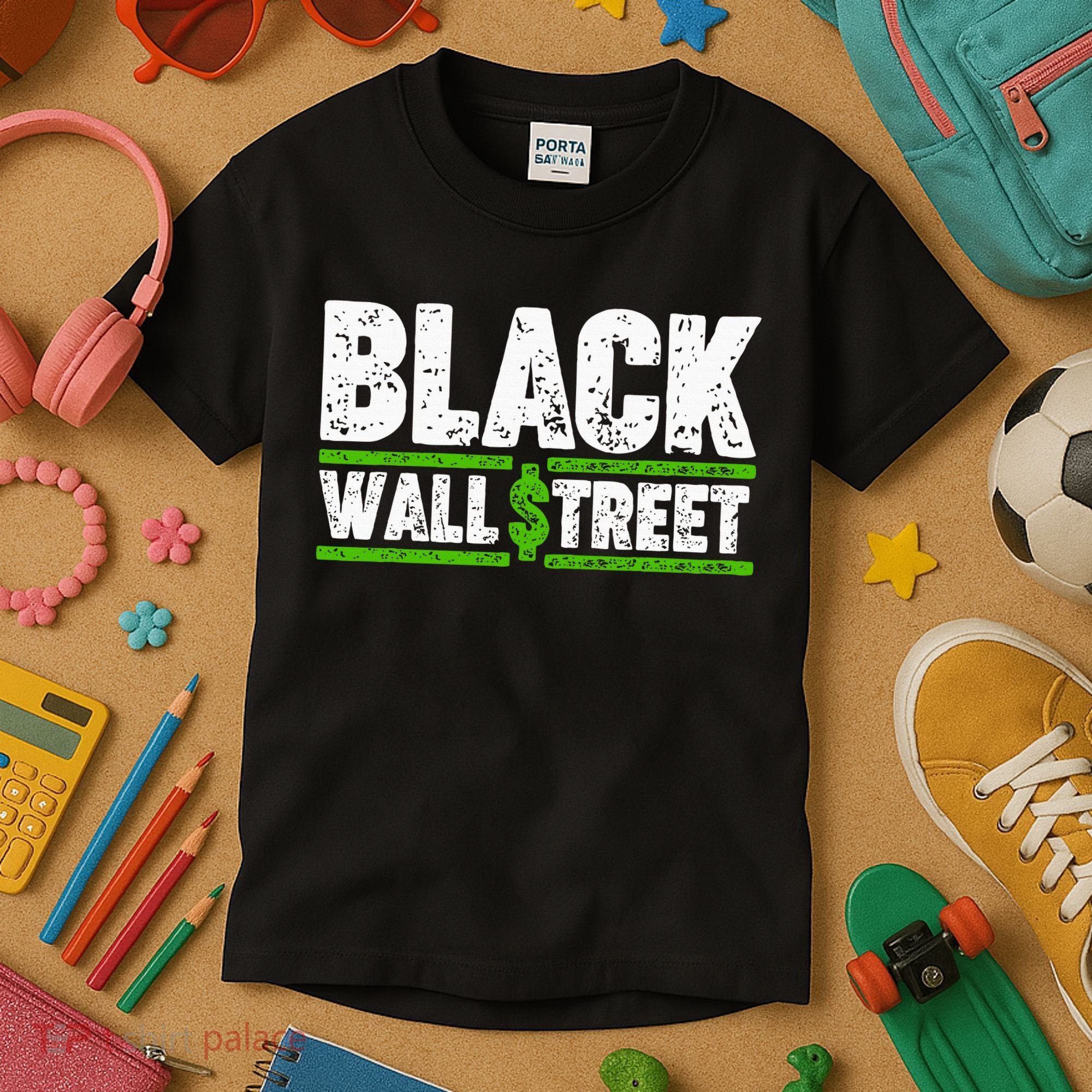 Black Wall Street Kids T-Shirt