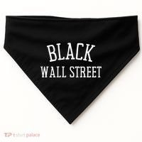 Black Wall Streegift Black Lives Matter History Month Great Gift USA-Made Doggie Bandana thumb 0