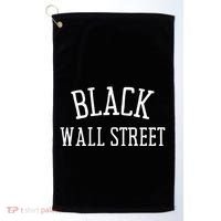 Black Wall Streegift Black Lives Matter History Month Great Gift Golf Towel thumb 0
