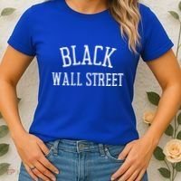 Black Wall Streegift Black Lives Matter History Month Great Gift Women's T-Shirt thumb 2