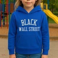 Black Wall Streegift Black Lives Matter History Month Great Gift Kids Hoodie thumb 3
