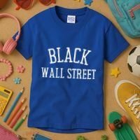 Black Wall Streegift Black Lives Matter History Month Great Gift Kids T-Shirt thumb 3