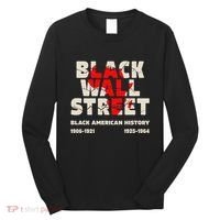 Black Wall Street Tulsa African Juneteenth Black Wall Street Long Sleeve Shirt thumb 0