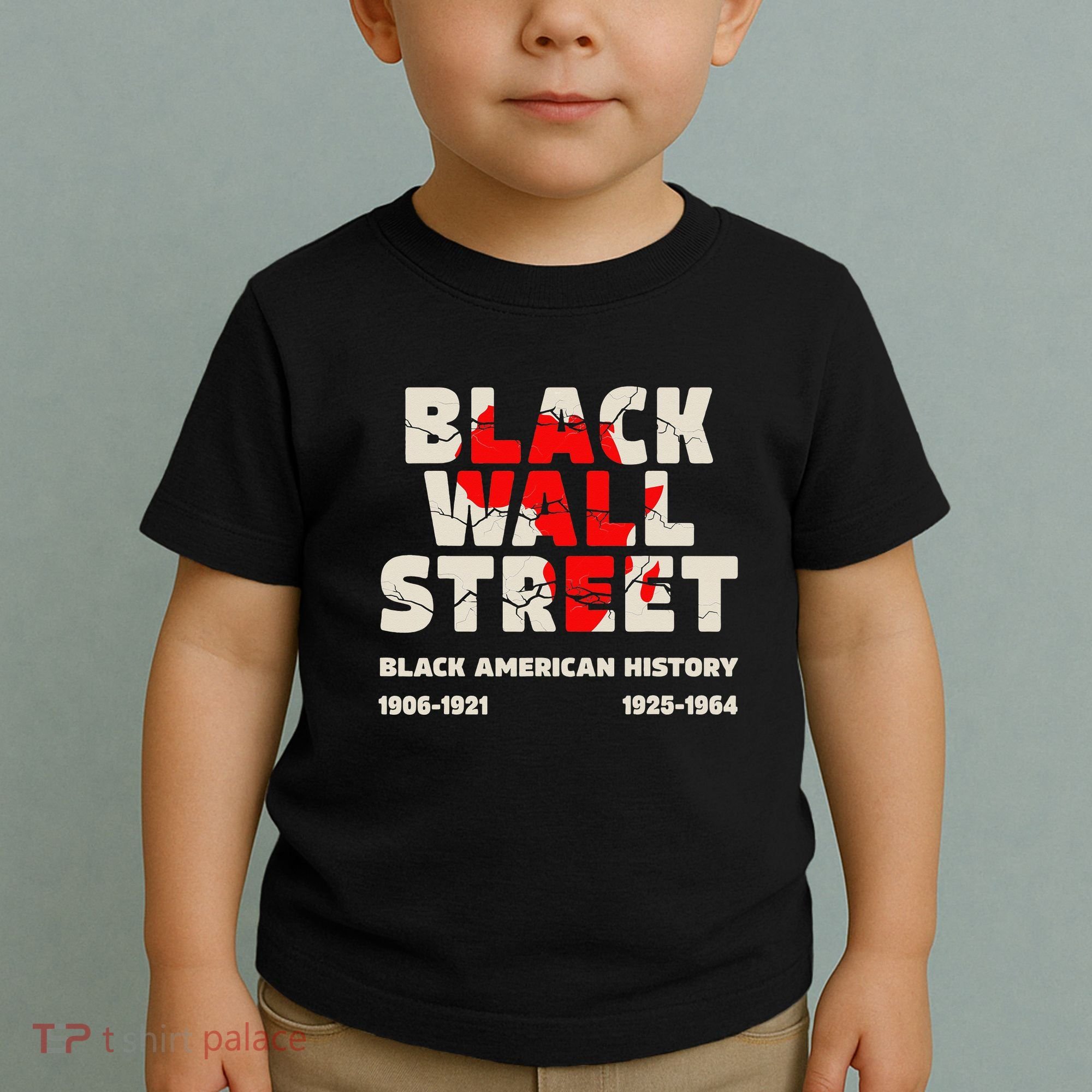 Black Wall Street Tulsa African Juneteenth Black Wall Street Toddler T-Shirt