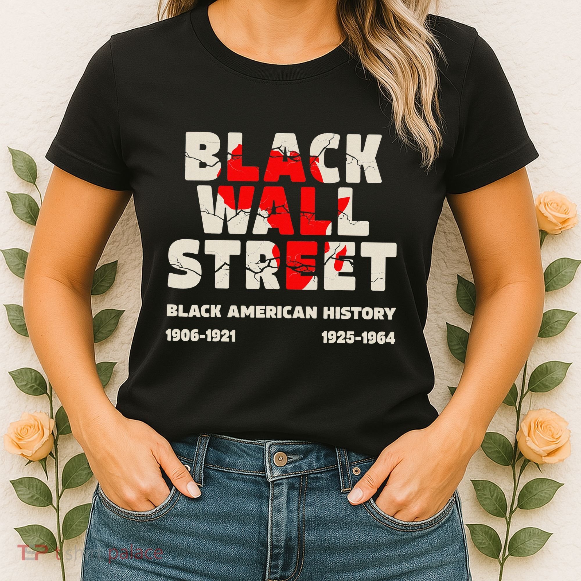 Black Wall Street Tulsa African Juneteenth Black Wall Street Women's T-Shirt
