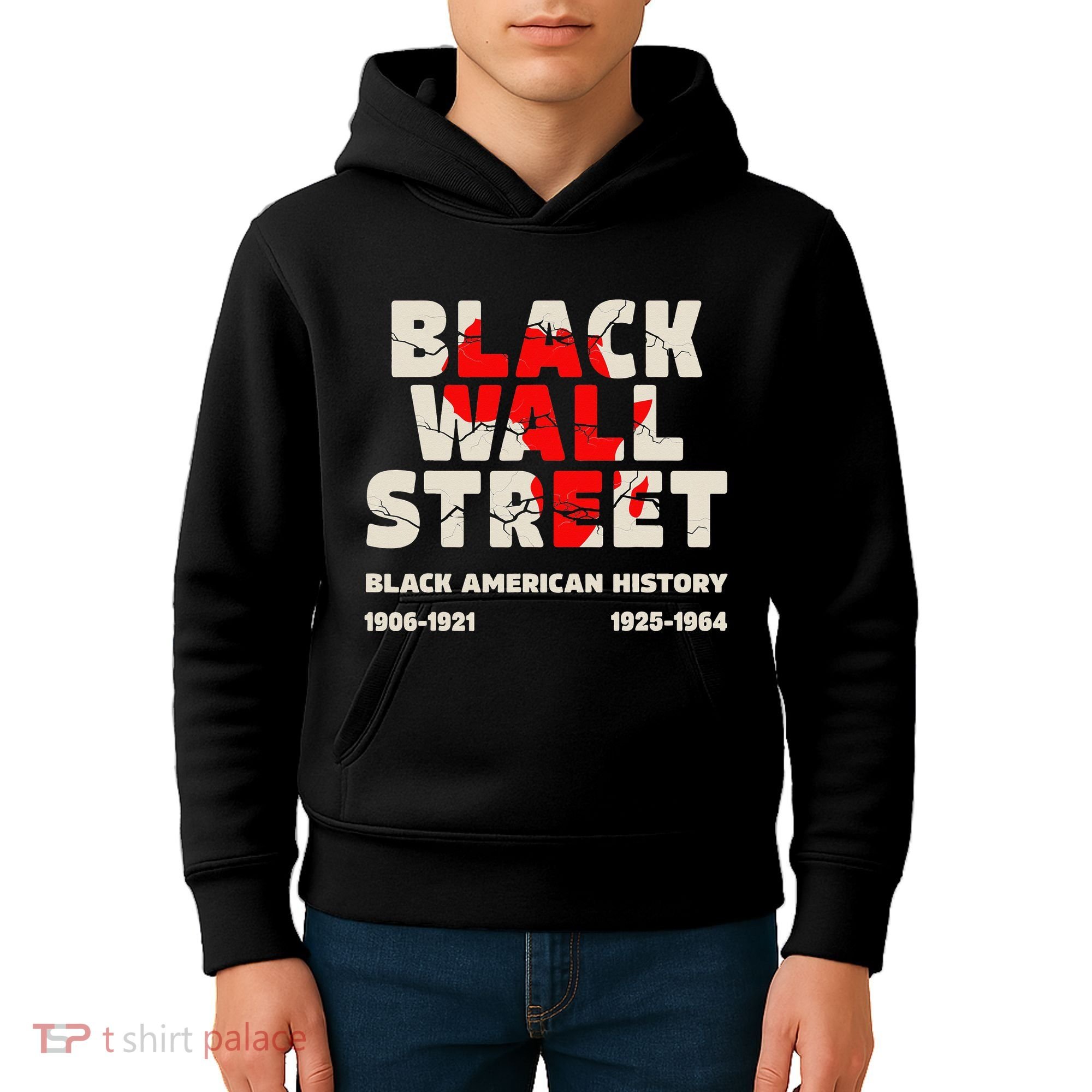 Black Wall Street Tulsa African Juneteenth Black Wall Street Kids Hoodie