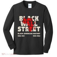 Black Wall Street Tulsa African Juneteenth Black Wall Street Kids Long Sleeve Shirt thumb 0