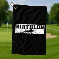 Biathlon Winter Sport Golf Towel thumb 1