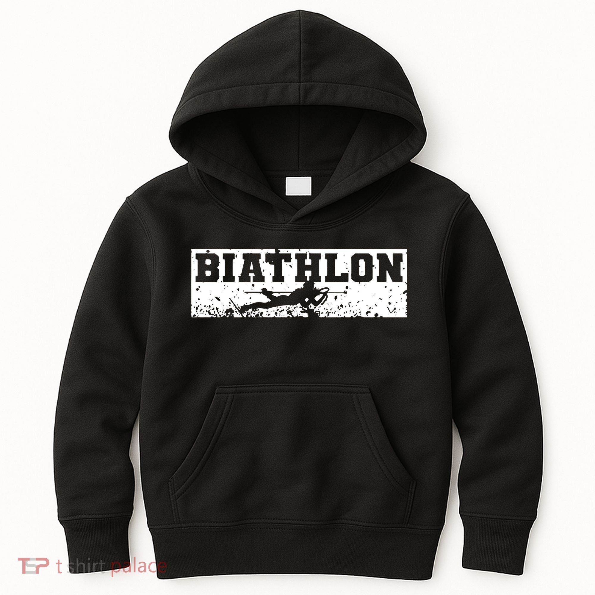 Biathlon Winter Sport Kids Hoodie