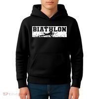 Biathlon Winter Sport Kids Hoodie thumb 4