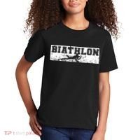Biathlon Winter Sport Kids T-Shirt thumb 2