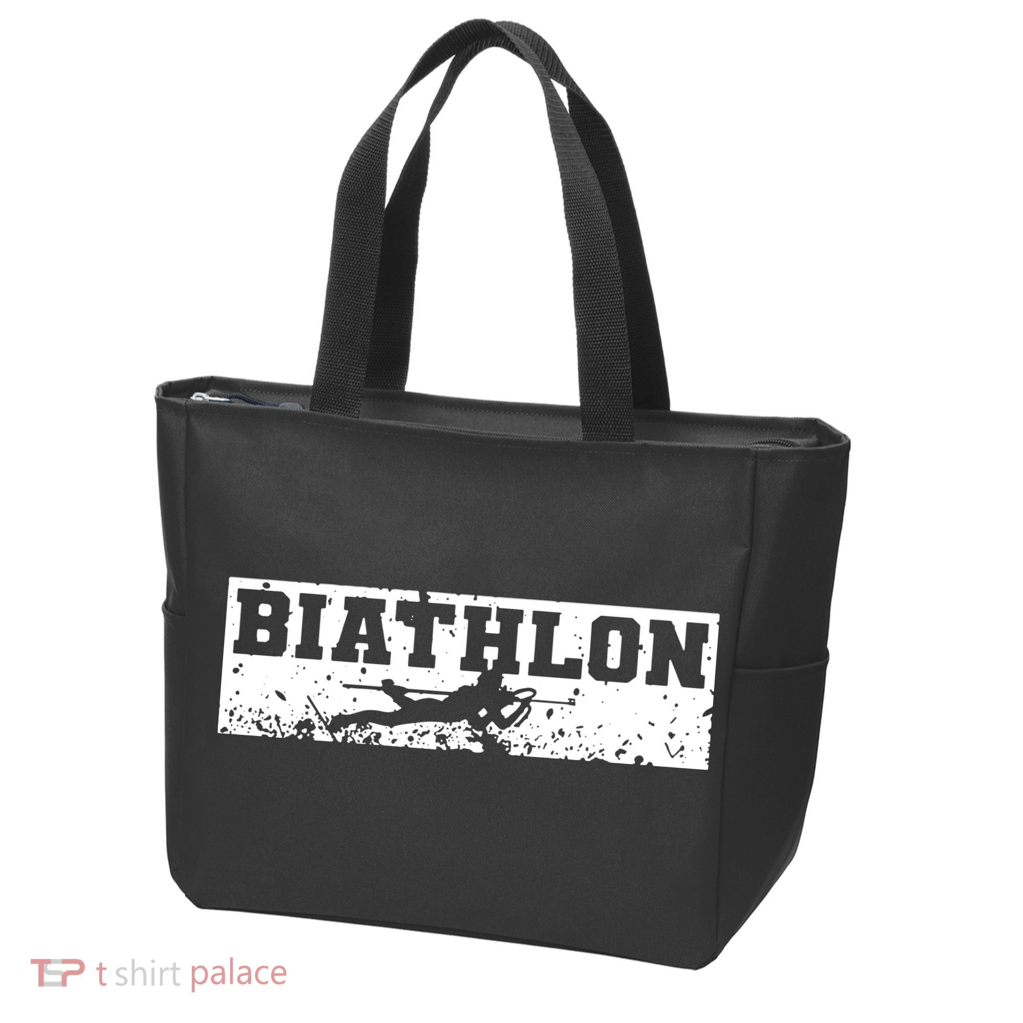 Biathlon Winter Sport Tote Bag