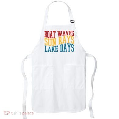 Boat Waves Sun Rays Lake Days Apron