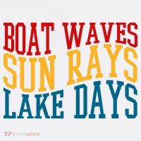 Boat Waves Sun Rays Lake Days Women's Tank Top thumb 5